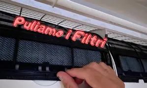 Pulizia batteria condensatore